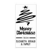 メリークリスマス ゴム印 (インプリント)