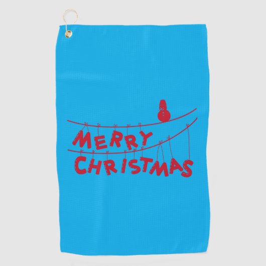 メリークリスマス ゴルフタオル (正面)