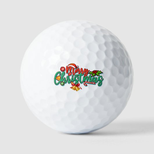 メリークリスマス ゴルフボール (正面)