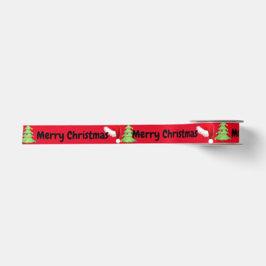 メリークリスマス サテンリボン (正面)