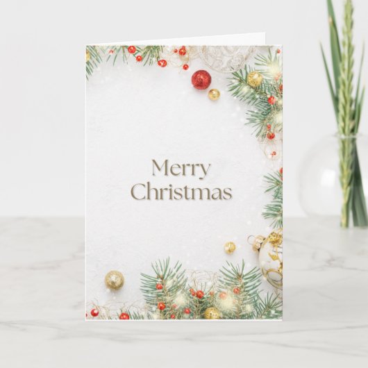 メリークリスマス サンキューカード (正面)