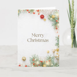 メリークリスマス サンキューカード