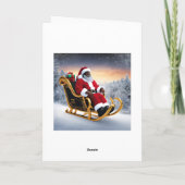 メリークリスマス サンキューカード (裏面)