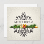 メリークリスマス サンキューカード (正面/裏面)