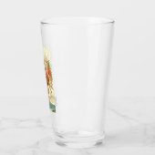 メリークリスマス（サンタとトナカイ） タンブラーグラス (左)