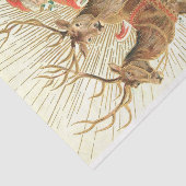 メリークリスマス（サンタとトナカイ） 薄葉紙 (詳細)