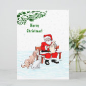 メリークリスマス!サンタクロースと猫と犬 (スタンド正面)