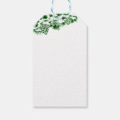 メリークリスマス!サンタクロースと猫と犬 ギフトタグ (裏面)