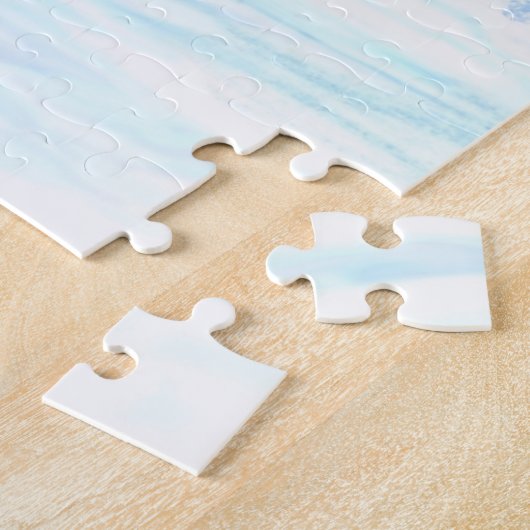 メリークリスマス!サンタクロースと猫と犬 ジグソーパズル (側面)