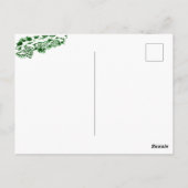 メリークリスマス!サンタクロースと猫と犬 ポストカード (裏面)