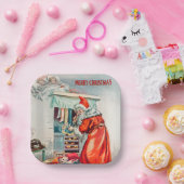 メリークリスマス – サンタクロース休日 ペーパープレート (パーティー)