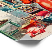 メリークリスマス – サンタクロース休日 ポスター (角)