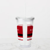 メリークリスマス – サンタクロース – みんなのためのギフト アクリルタンブラー (右)