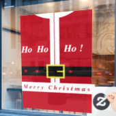 メリークリスマス – サンタクロース – みんなのためのギフト ウィンドウサイン (カフェ窓)