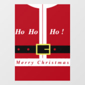 メリークリスマス – サンタクロース – みんなのためのギフト ウィンドウサイン (シート)