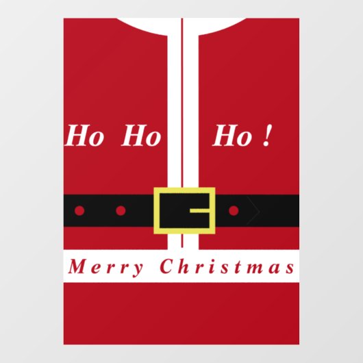 メリークリスマス – サンタクロース – みんなのためのギフト ウィンドウサイン (シート)