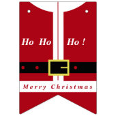 メリークリスマス – サンタクロース – みんなのためのギフト バンティングフラッグ (第1の旗)