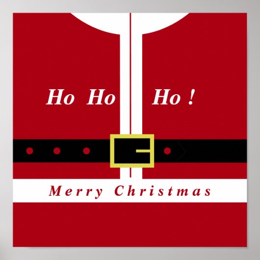 メリークリスマス – サンタクロース – みんなのためのギフト ポスター (正面)