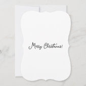 メリークリスマス、サンタクロース カード (裏面)