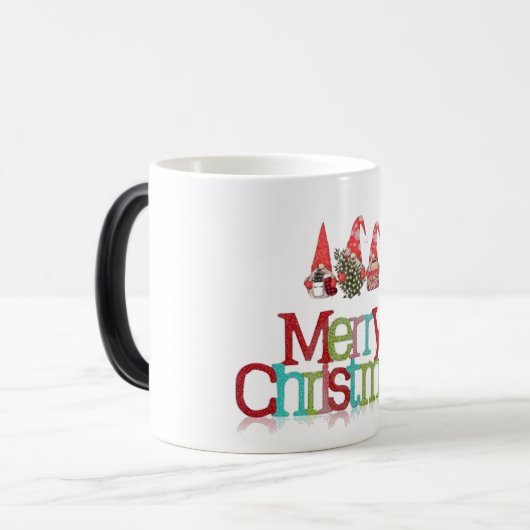 メリークリスマス – サンタクロース&ザ格言 モーフィングマグカップ (正面左)