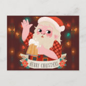 メリークリスマス サンタクロース シーズンポストカード (正面)
