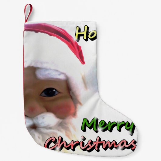 メリークリスマス サンタクロース スモールクリスマスストッキング (正面)