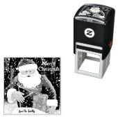 メリークリスマス – サンタクロース セルフインキングスタンプ (インサイチュ)