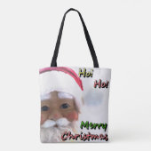 メリークリスマス サンタクロース トートバッグ (裏面)