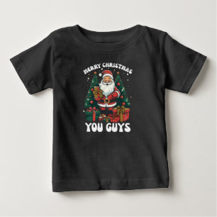 メリークリスマス サンタクロース ベビーTシャツ