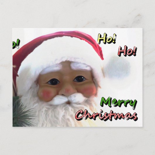 メリークリスマス サンタクロース ポストカード (正面)