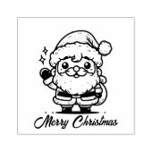 メリークリスマス サンタクロース ラバースタンプ (インプリント)
