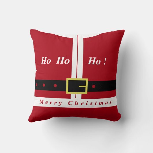 メリークリスマス – サンタクロース – 贈り物 – おもしろい クッション (裏面)