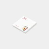 メリークリスマス、サンタクロース、雪だるまパーソナライズされた- ポストイット (アングル)