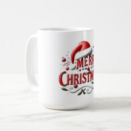 メリークリスマス サンタハット コーヒーマグカップ