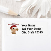 メリークリスマス！ サンタモンキー ラベル (インサイチュ)