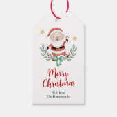 メリークリスマス サンタ ギフトタグ (正面)