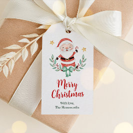 メリークリスマス サンタ ギフトタグ