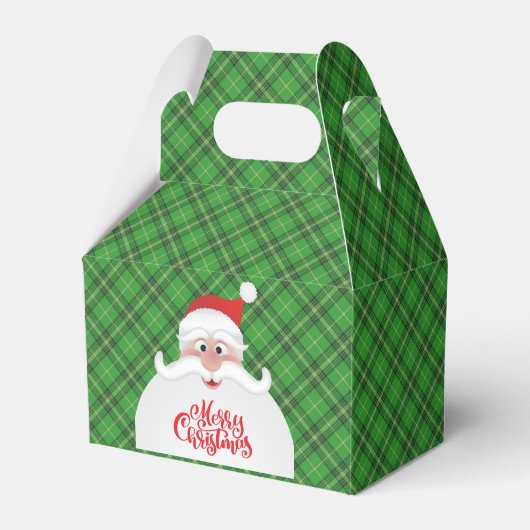 メリークリスマス サンタ ギフトボックス フェイバーボックス (正面サイド)