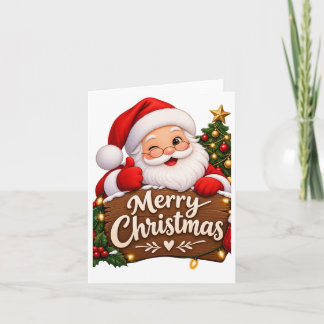 メリークリスマス サンタ クリスマス ギフトカード デザイン