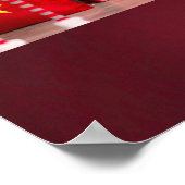 メリークリスマス・サンタ・デコレーション ポスター (角)