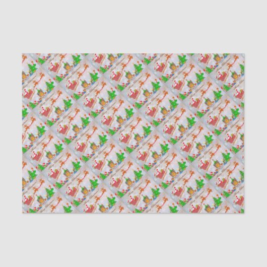 メリークリスマス・サンタ、プレゼント 薄葉紙 (正面)
