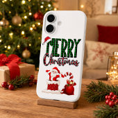メリークリスマス サンタ iPhone 16 カバー