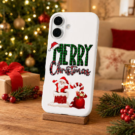 メリークリスマス サンタ iPhone 16 カバー