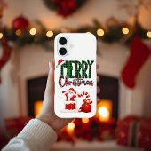 メリークリスマス サンタ iPhone 16 カバー