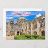 メリークリスマス、サンノゼのミッション、ホリデーカード シーズンカード (正面/裏面)