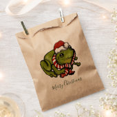 メリークリスマス シェットランドポニー おすそ分けバッグ フェイバーバッグ (クリップ留めされた状態)