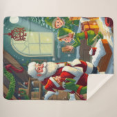 メリークリスマス シェルパブランケット (正面(横))