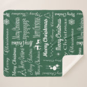 メリークリスマス シェルパブランケット (正面(横))