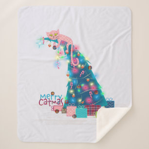 メリークリスマス シェルパブランケット