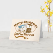 メリークリスマス！シェ*ターは満杯だ カード (黄色い花)